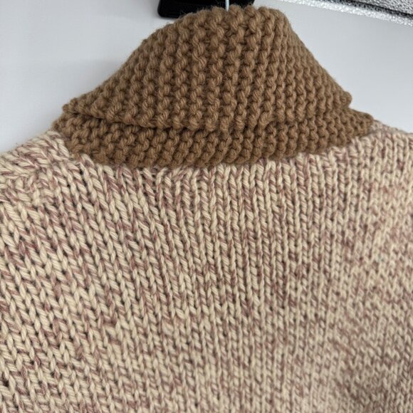 Vintage 1970s Cowichan Zip-up Sweater Jacket Casual Sporty Knit Cardigan Retro A - Picture 10 of 12